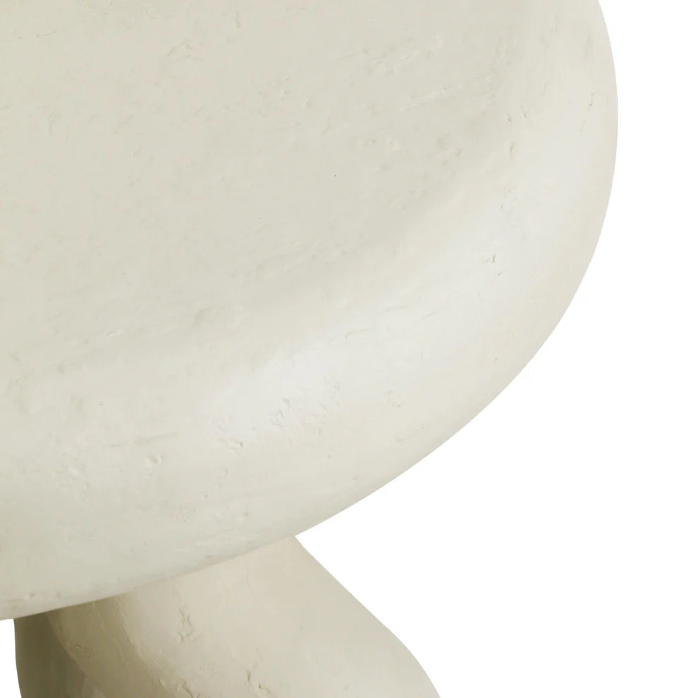 Maddie Textured Side Table - White - image 3
