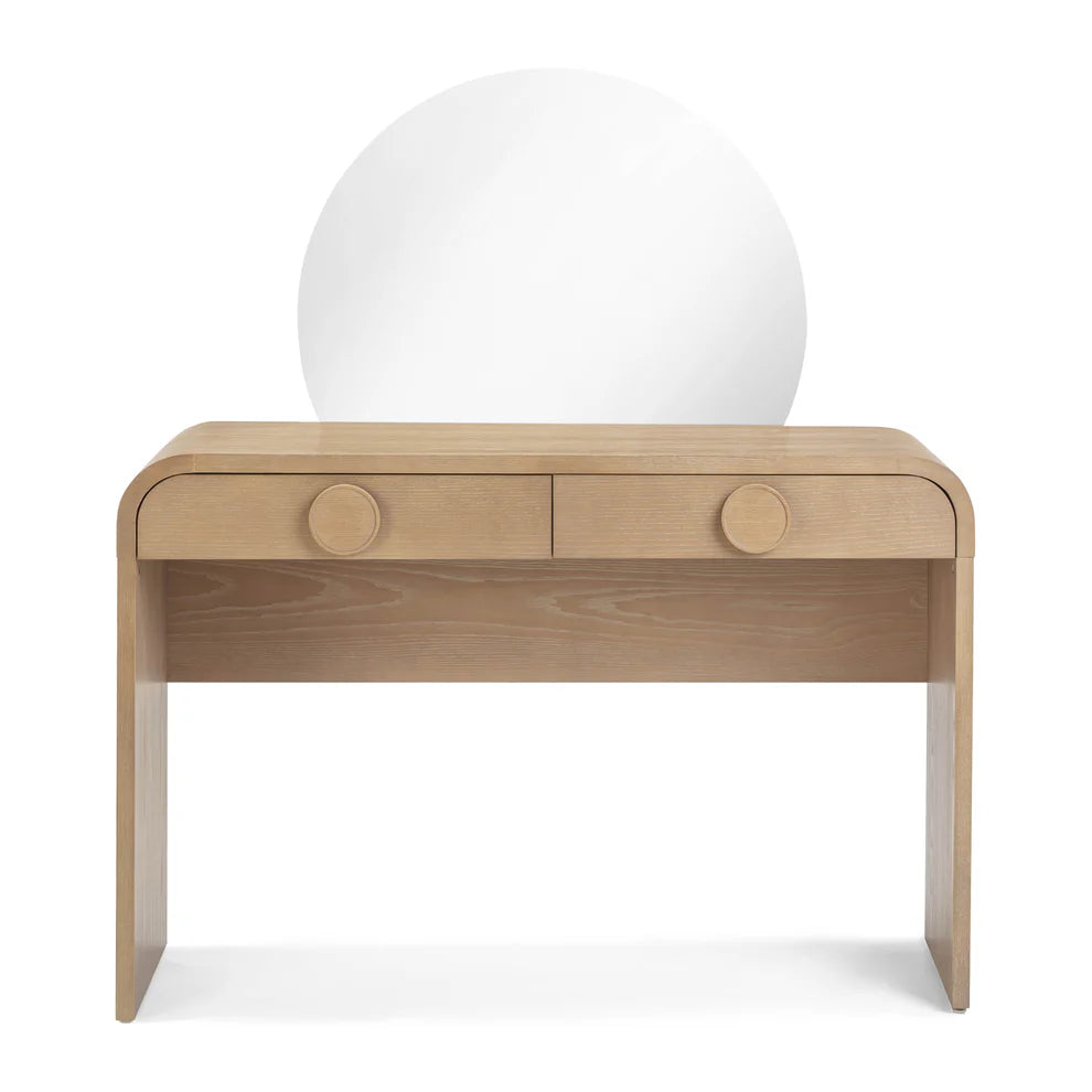 Moonrise Natural Ash Vanity Desk - image 4