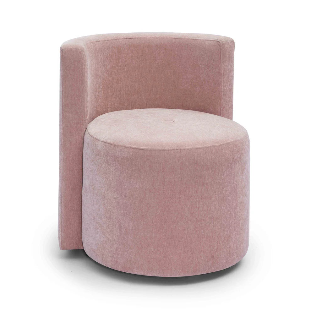 Alyssa Velvet Rolling Desk Chair - image 5