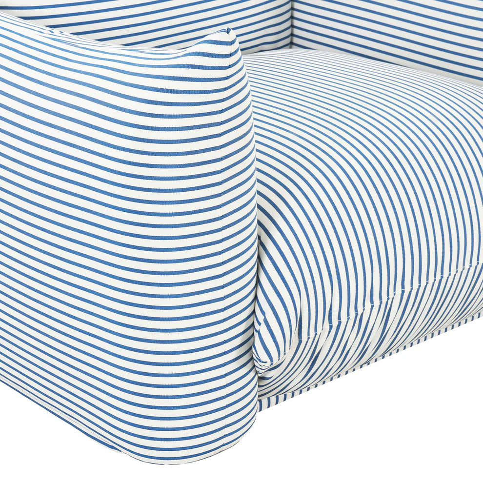 Saint Tropez Striped Stuffed Armchair - image 4