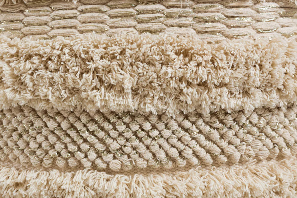 Yorba Cotton Pouf - Beige - image 3