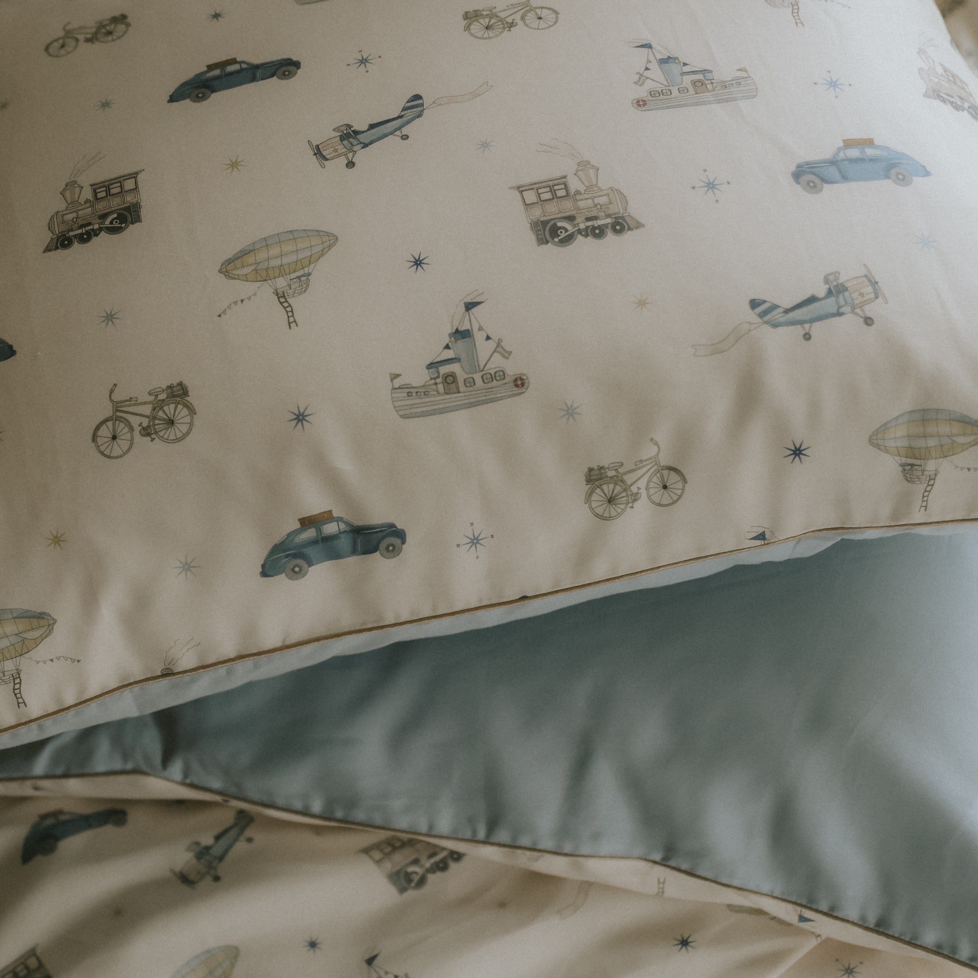 Transit Treasures Standard Pillowcase Set - Blue - image 5
