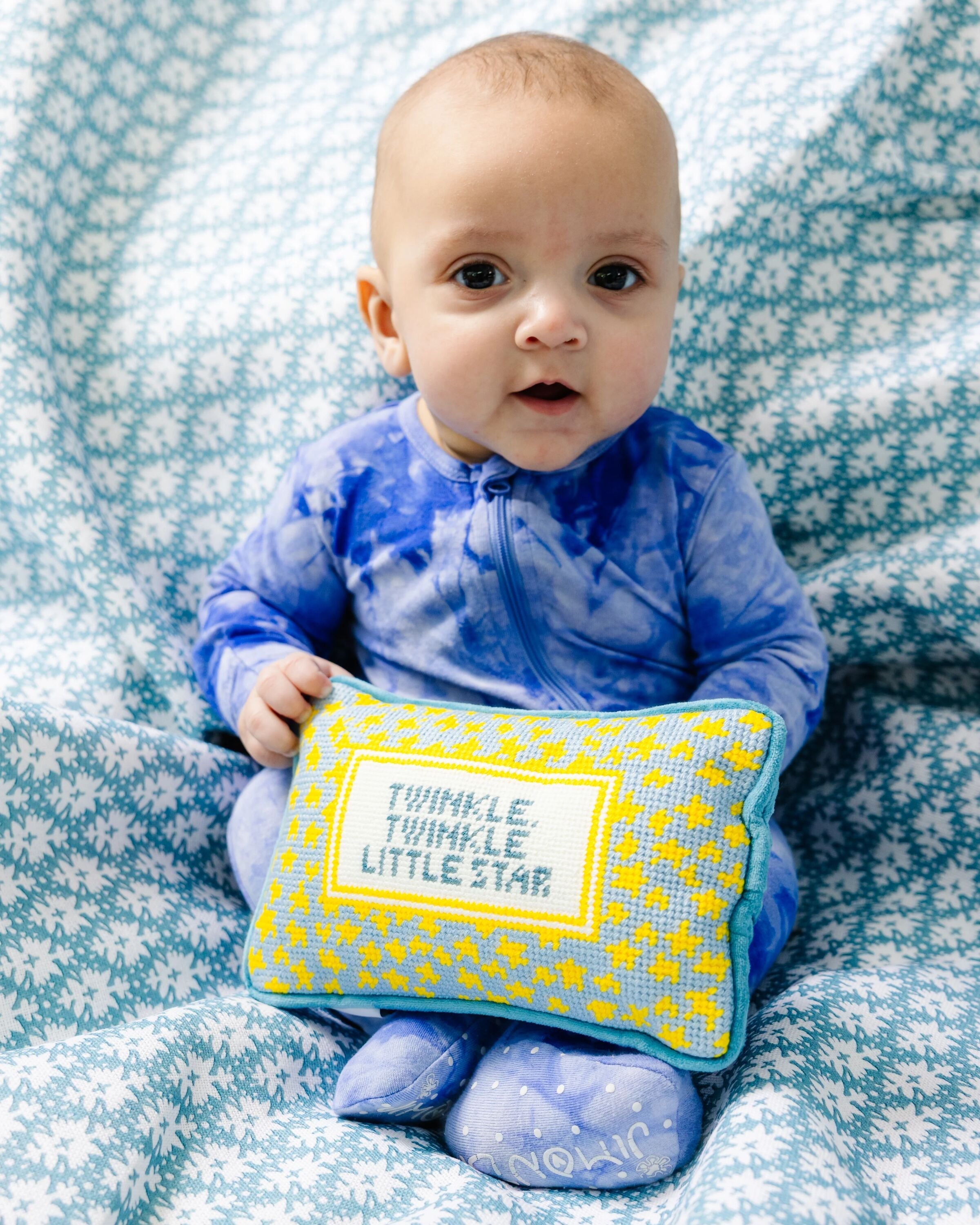 Twinkle Twinkle Mini Needlepoint Pillow - image 3