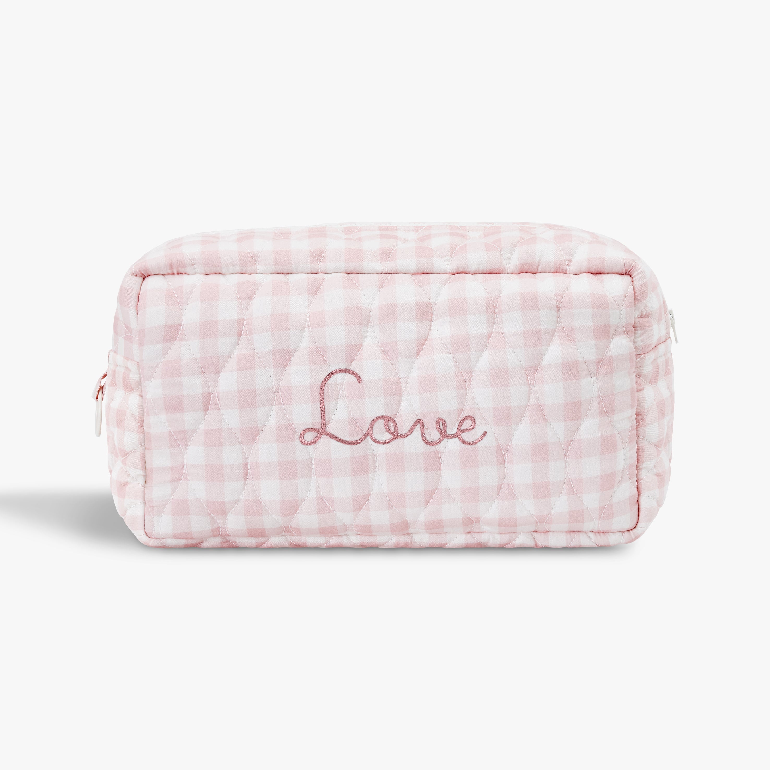 Toiletry Pouch - Pink Gingham - image 3