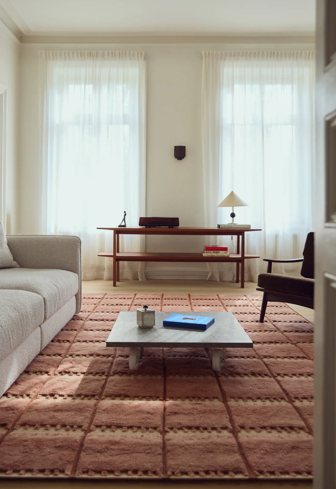 Lily Wool Rug - Rust - image 3