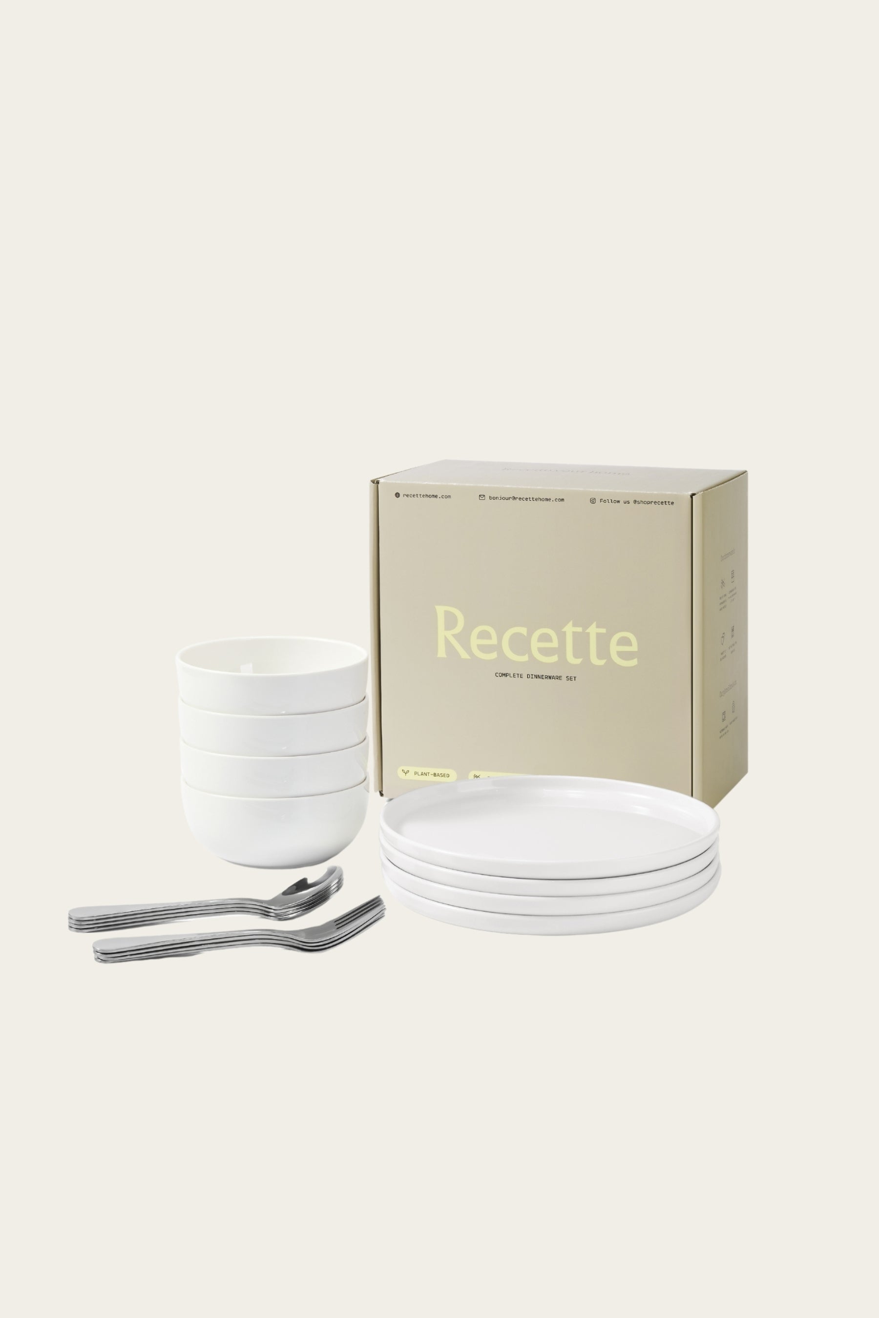 Complete Dinnerware Set  - Ivory
