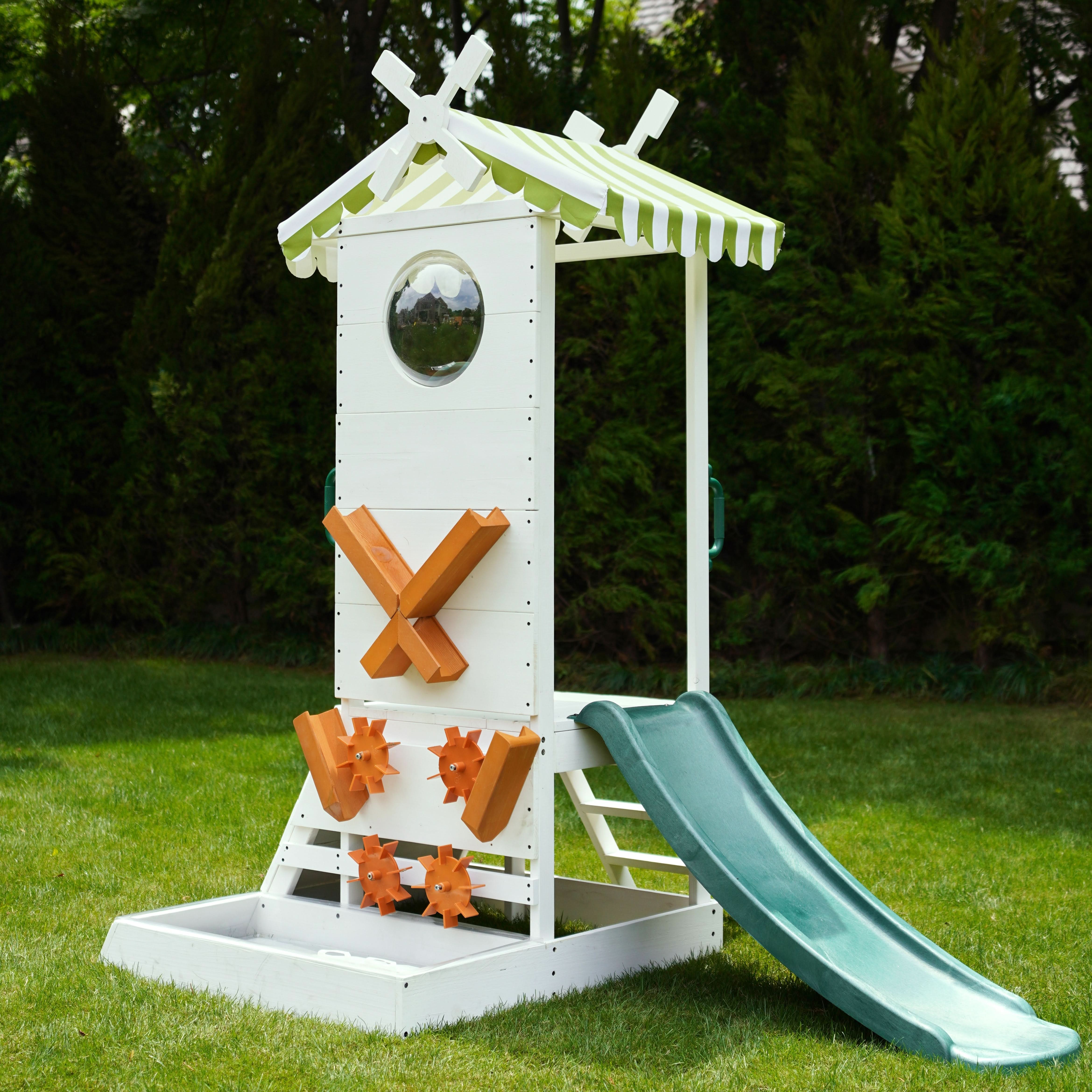 Outdoor Mini Play Set for Toddlers – Water Slide & Backyard Fun