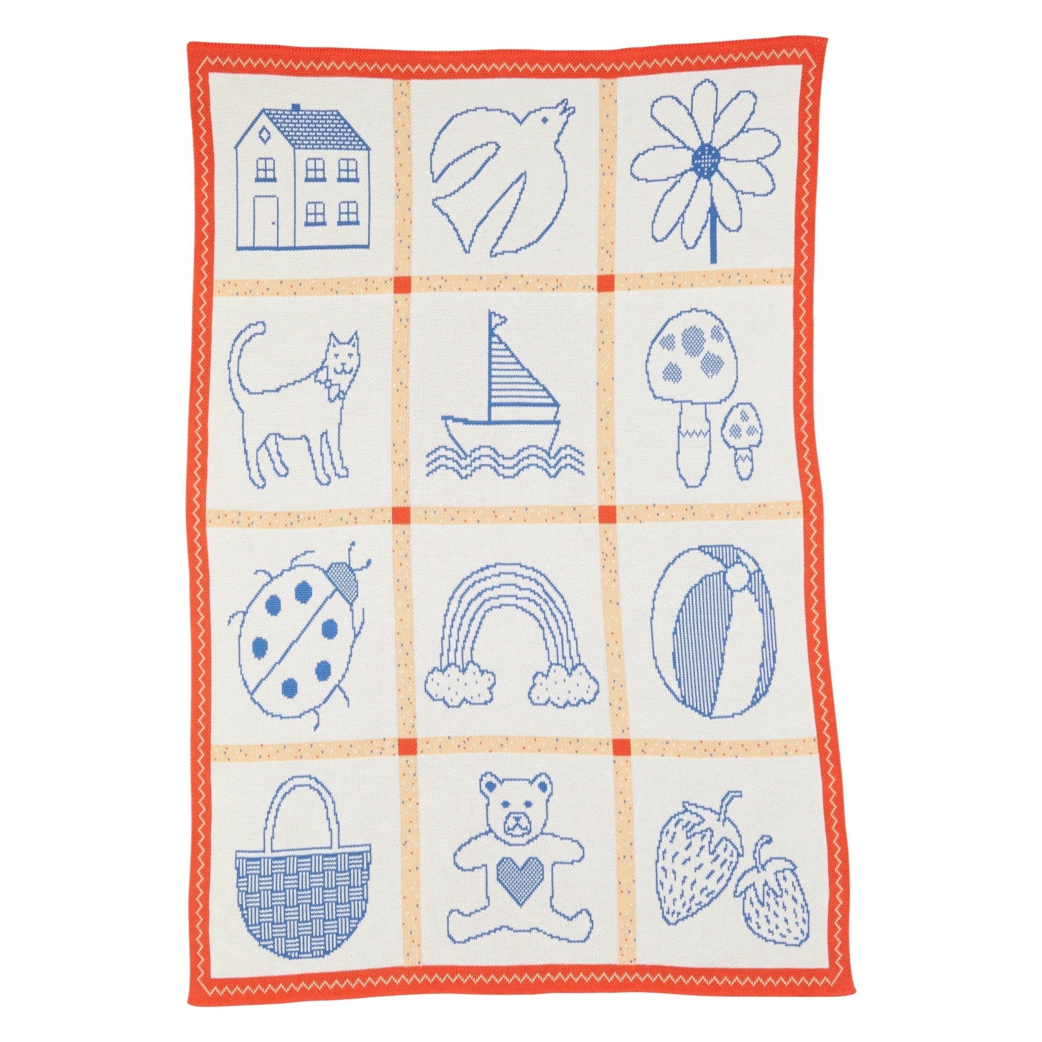 Baby's Things Knit Midi Blanket - Personalization Available