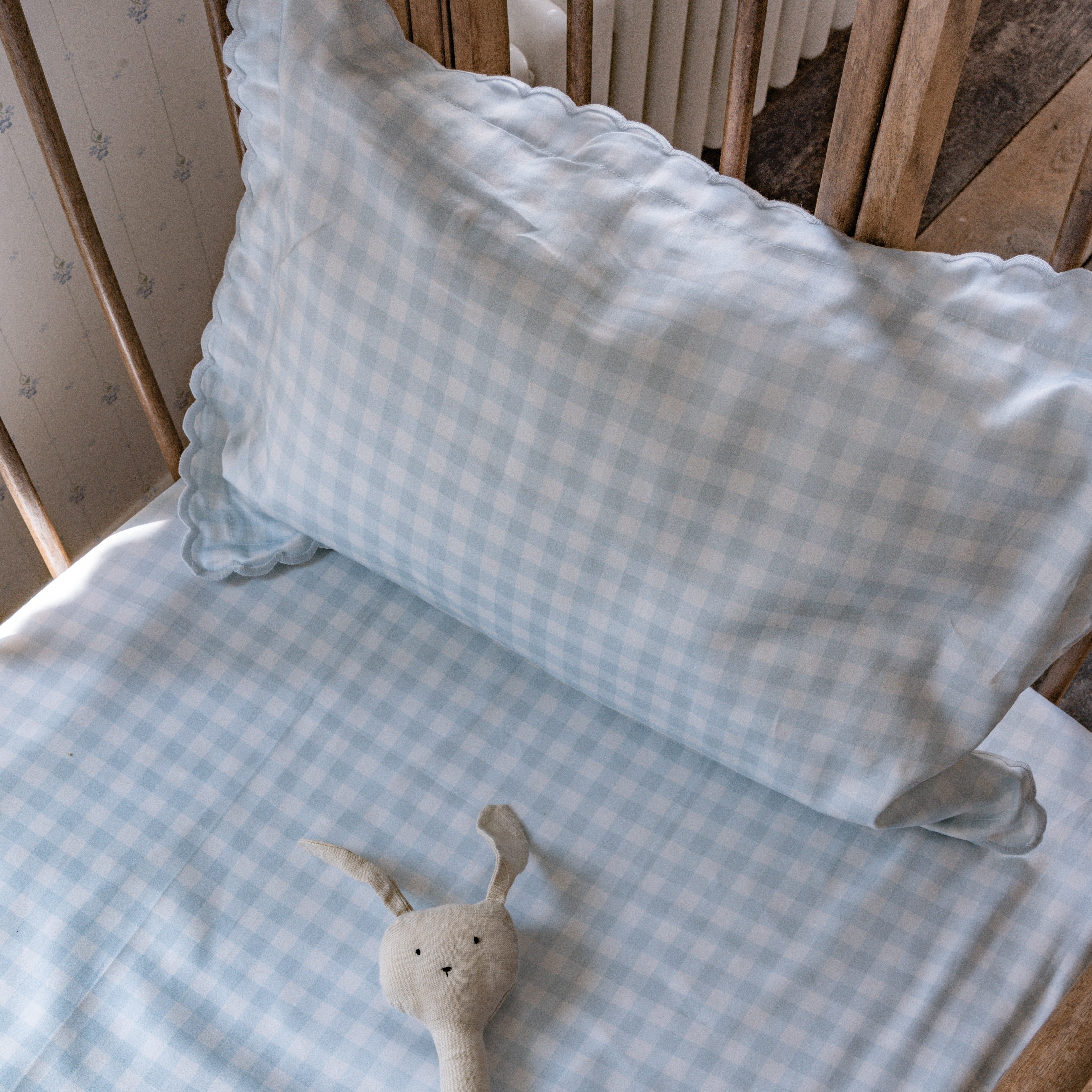 Picnic Gingham Standard Pillowcase Set - Blue - image 4