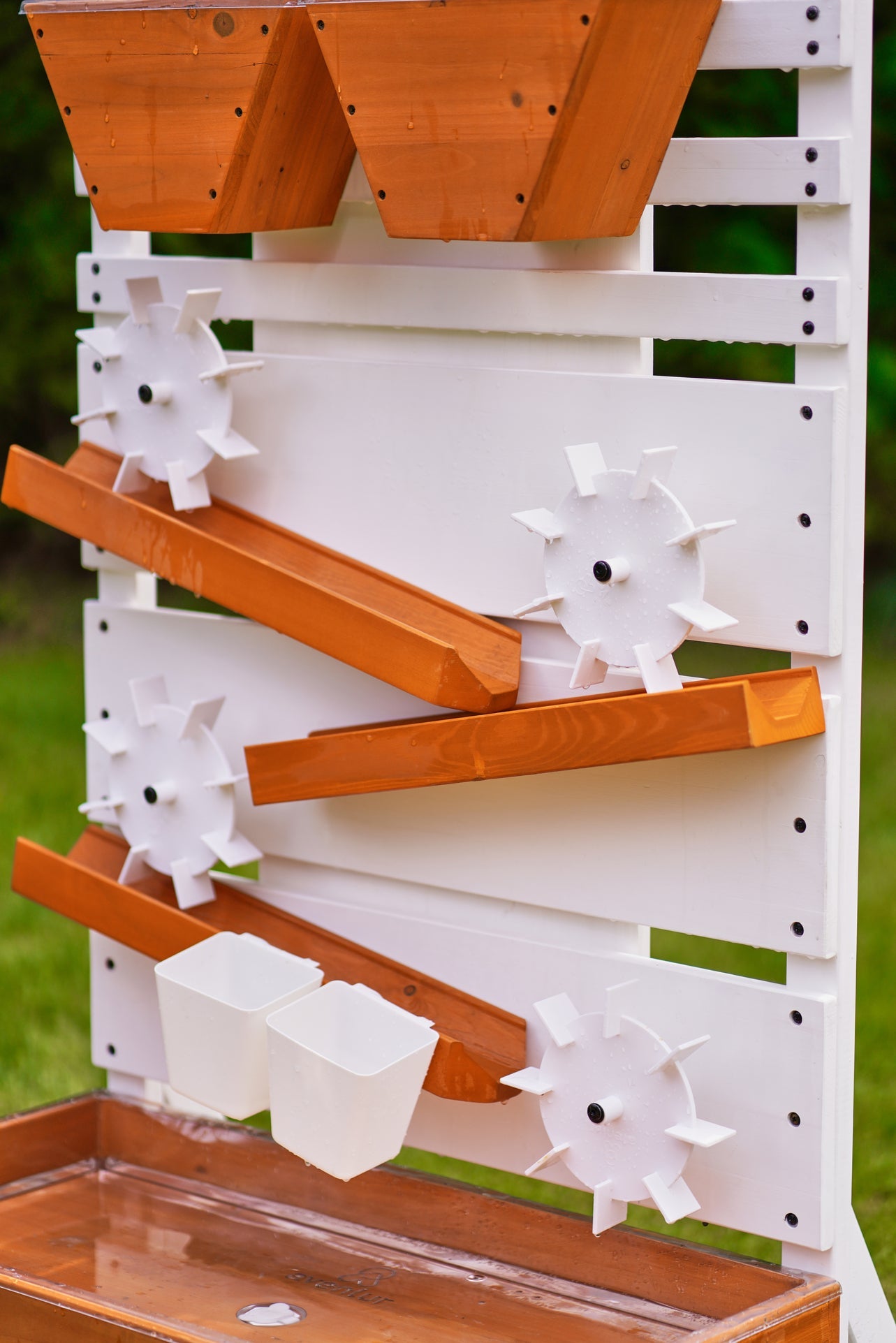 Outdoor Wooden Water Table - image 8