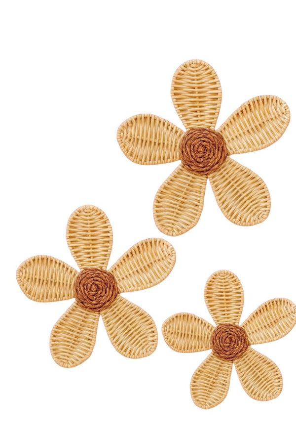 Rattan Daisy Wall Decor