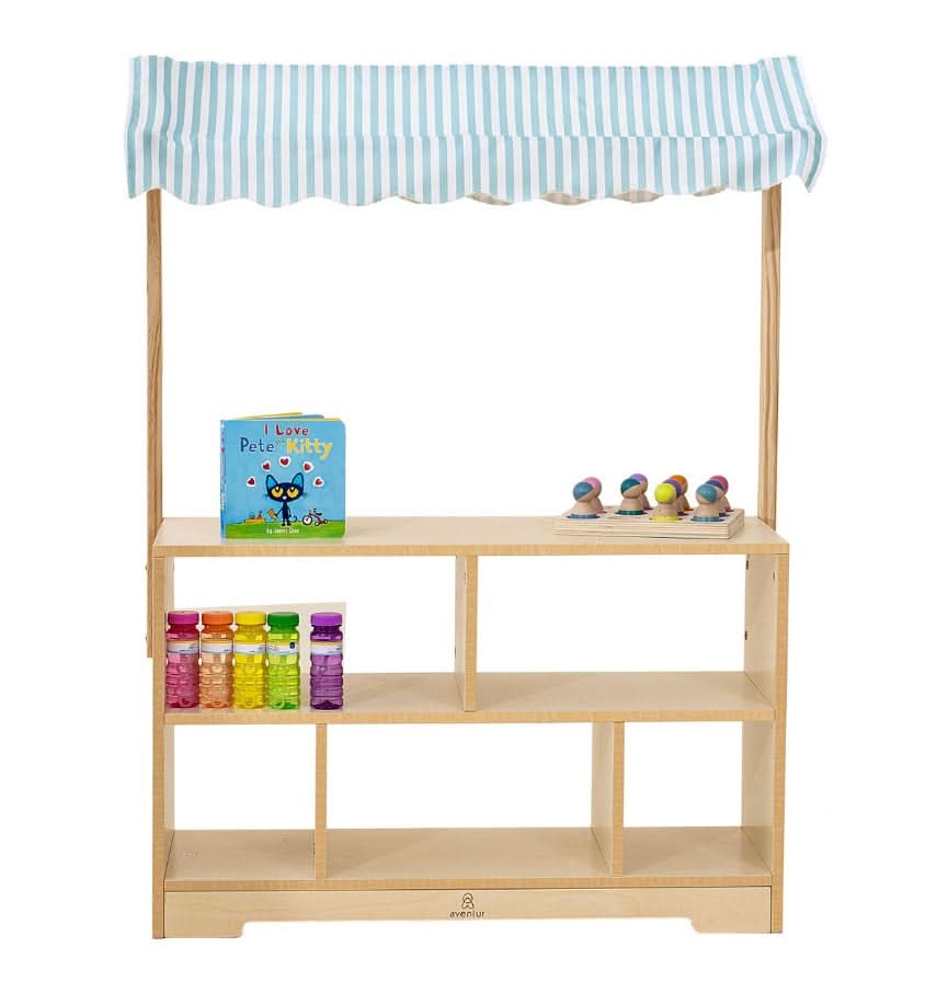 Holly Wooden Market Stand - Natural - image 4
