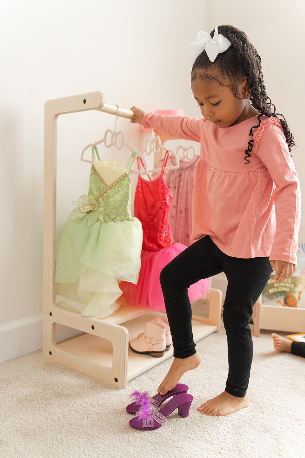 Wooden Clothing Rack - image 9