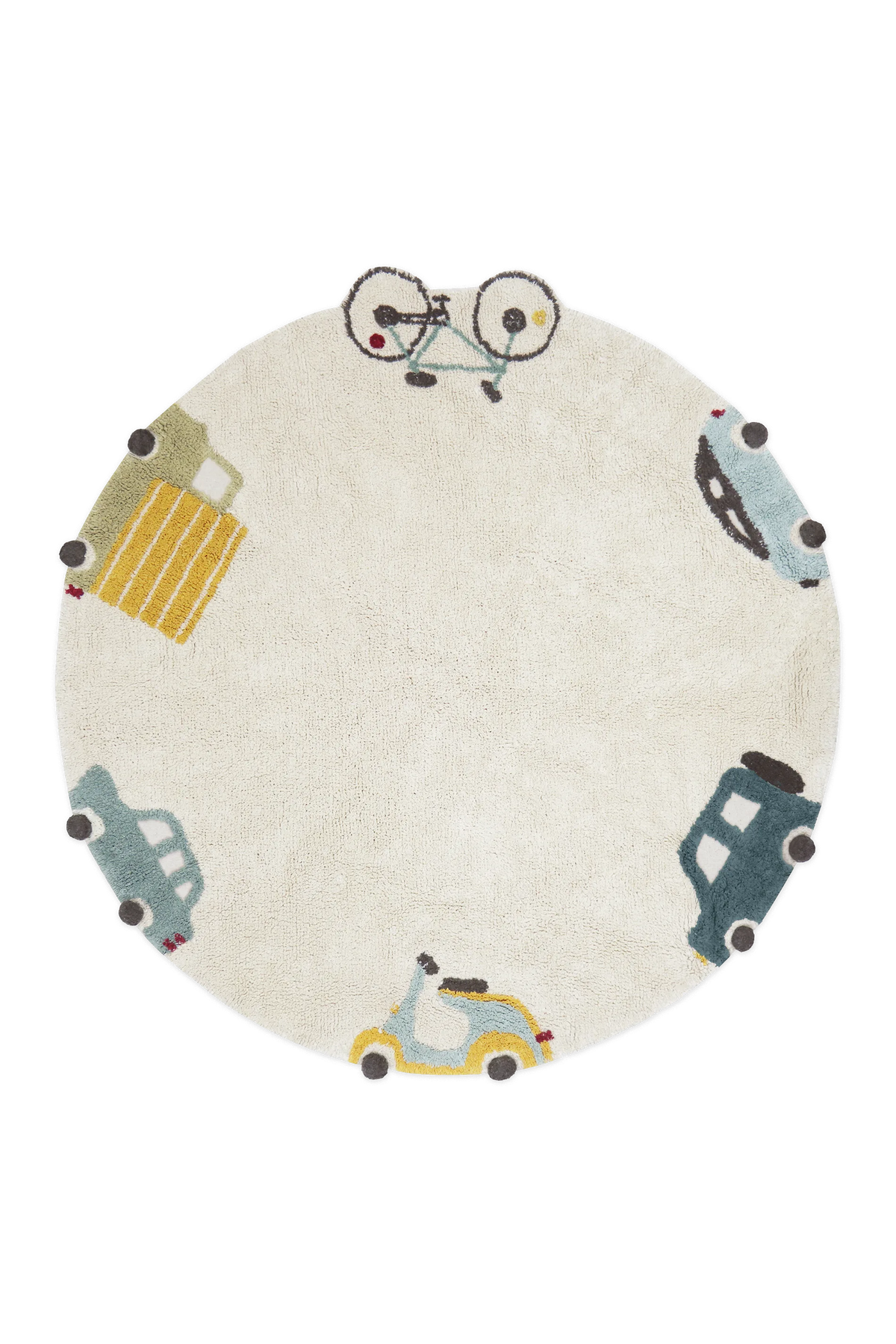 Washable Round Rug Wheels - image 1