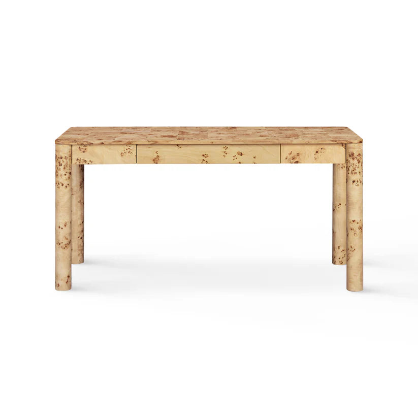 Berri Natural Burl Work Desk - image 1