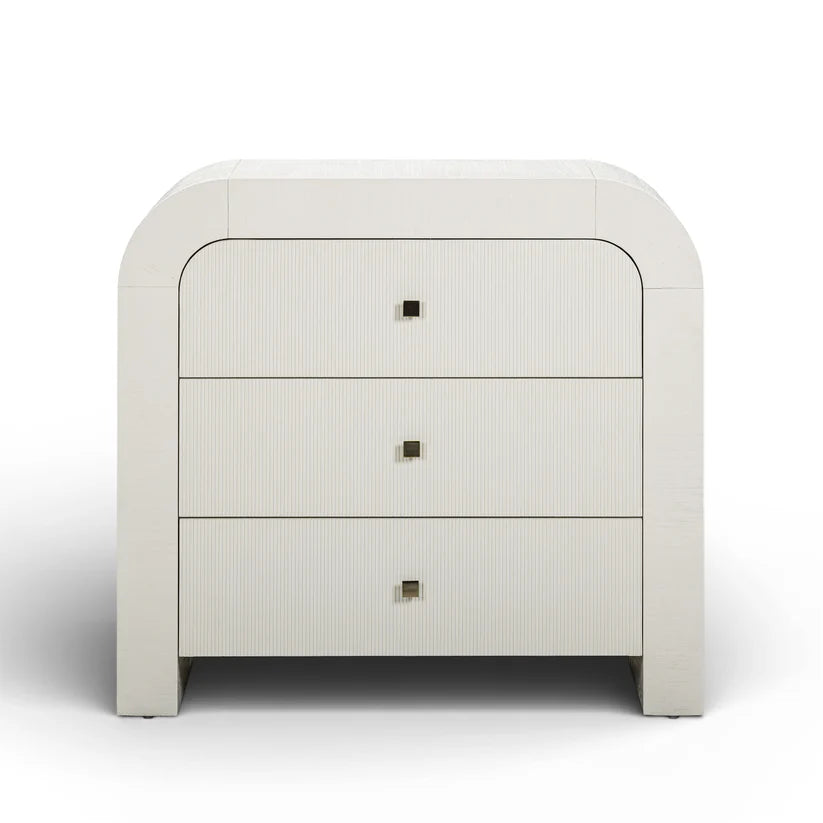 Hump Arched 3-Drawer Bedside Chest