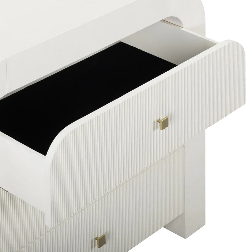 Hump Arched 3-Drawer Bedside Chest - image 6