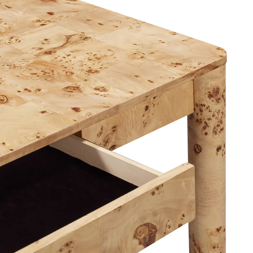 Berri Natural Burl Work Desk - image 2