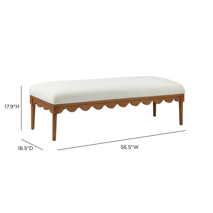 Oodle Performance Vegan Mohair Bench - image 4