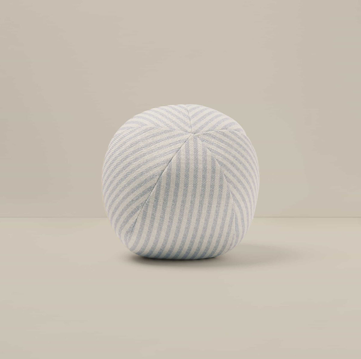 Finley Sphere Pillow - Ivory and Sky