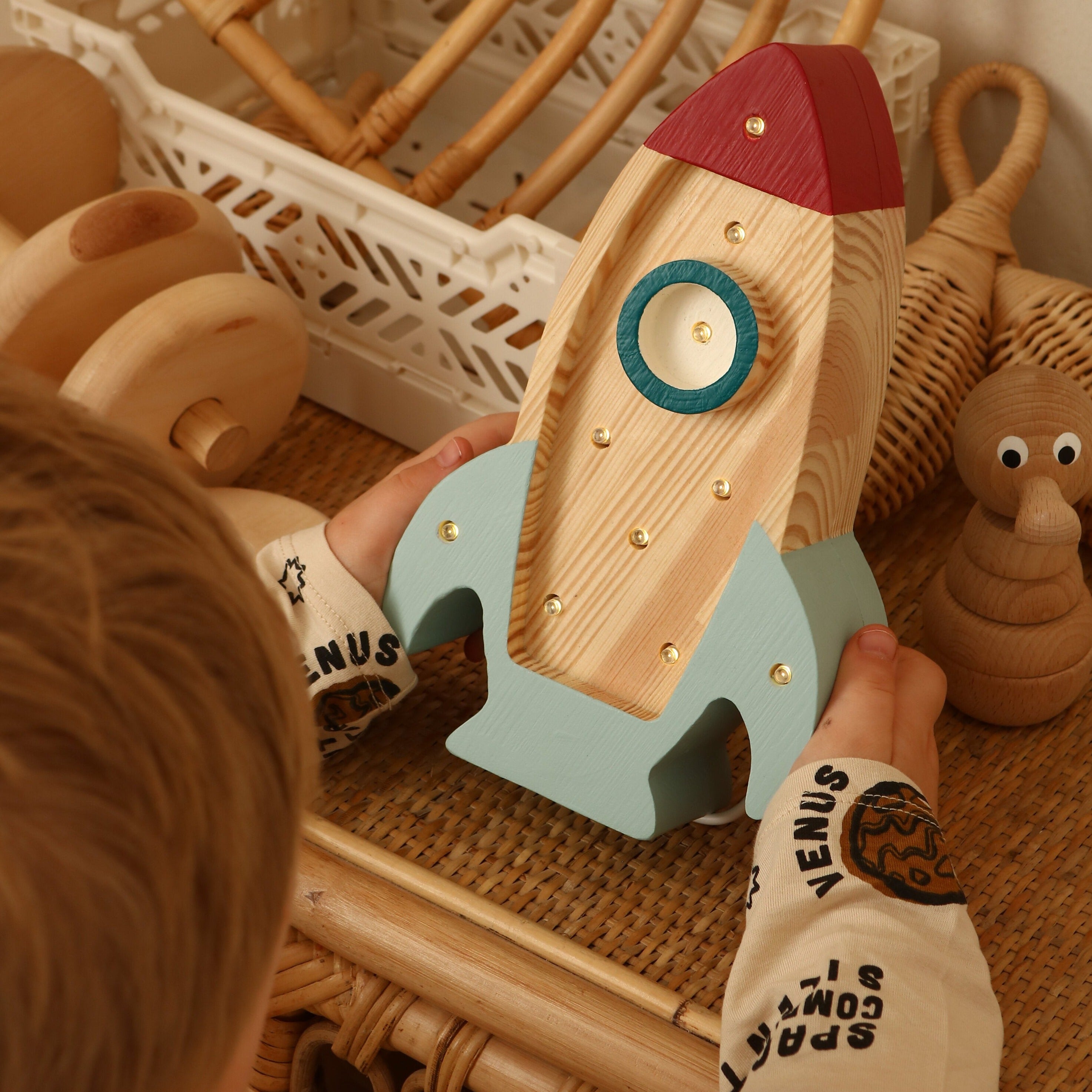 Mini Rocket Ship Lamp - image 3