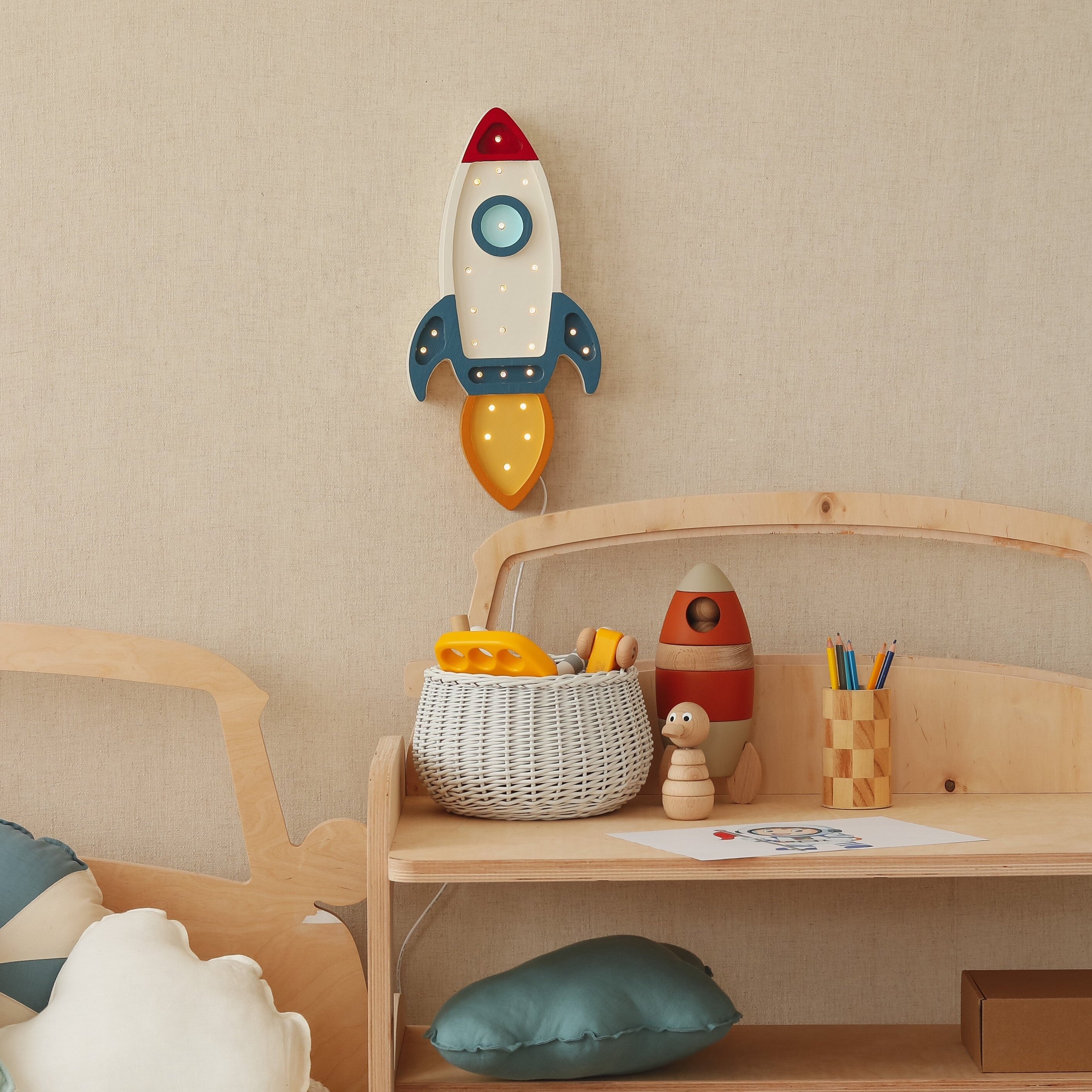 Rocket Ship Lamp - image 8