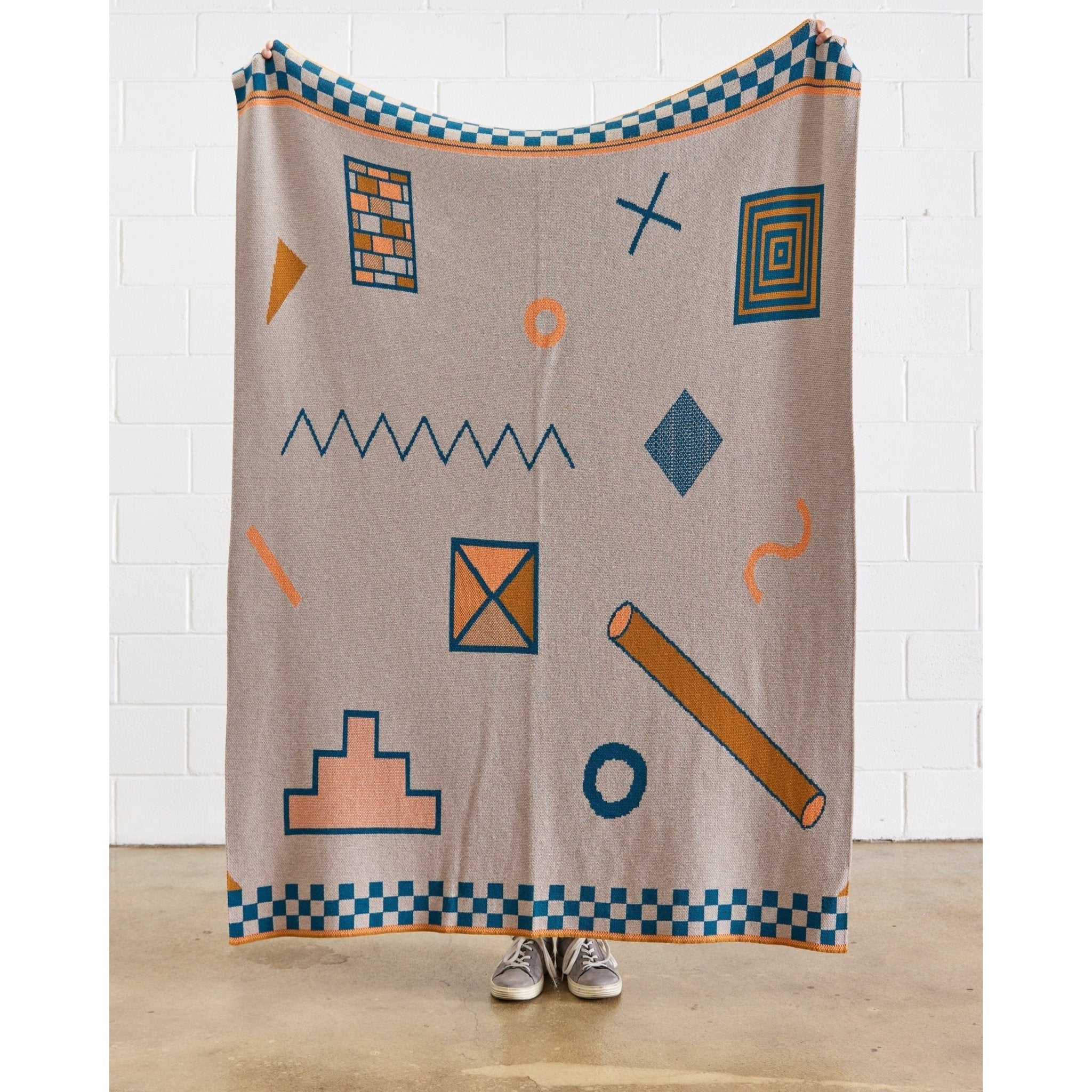 Shapes Knit Blanket - image 6