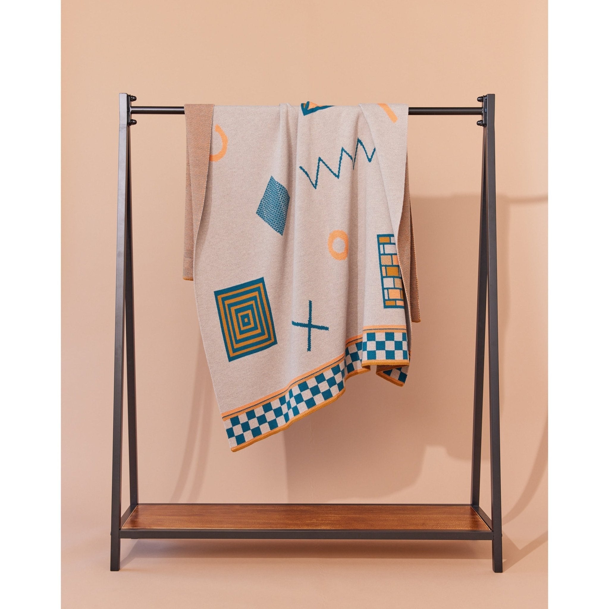 Shapes Knit Blanket - image 7