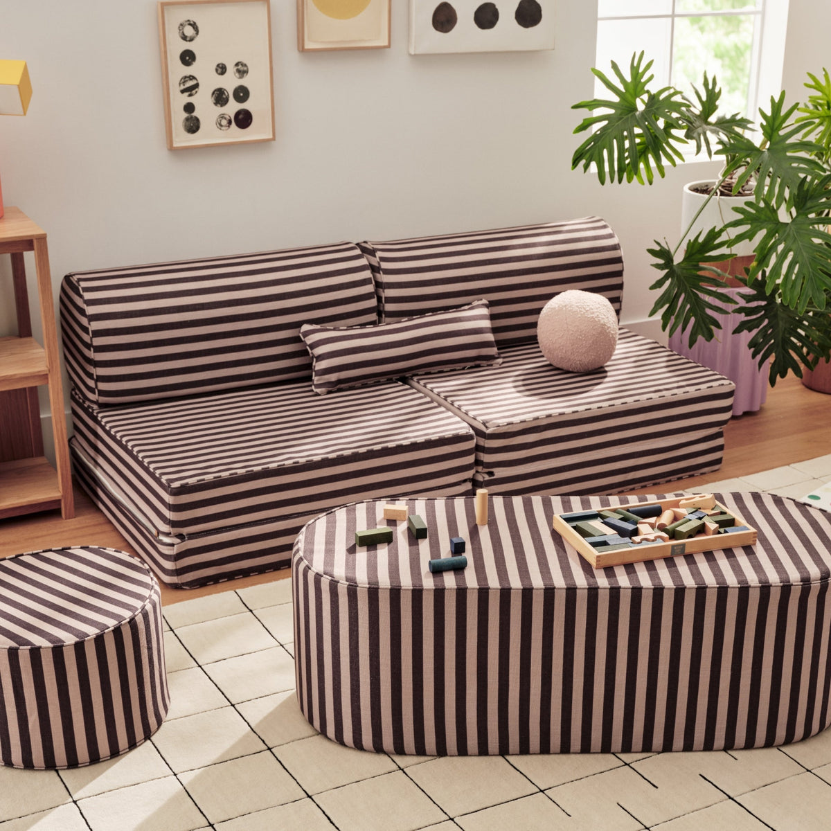Bennett Seat - Taupe and Sable - image 4
