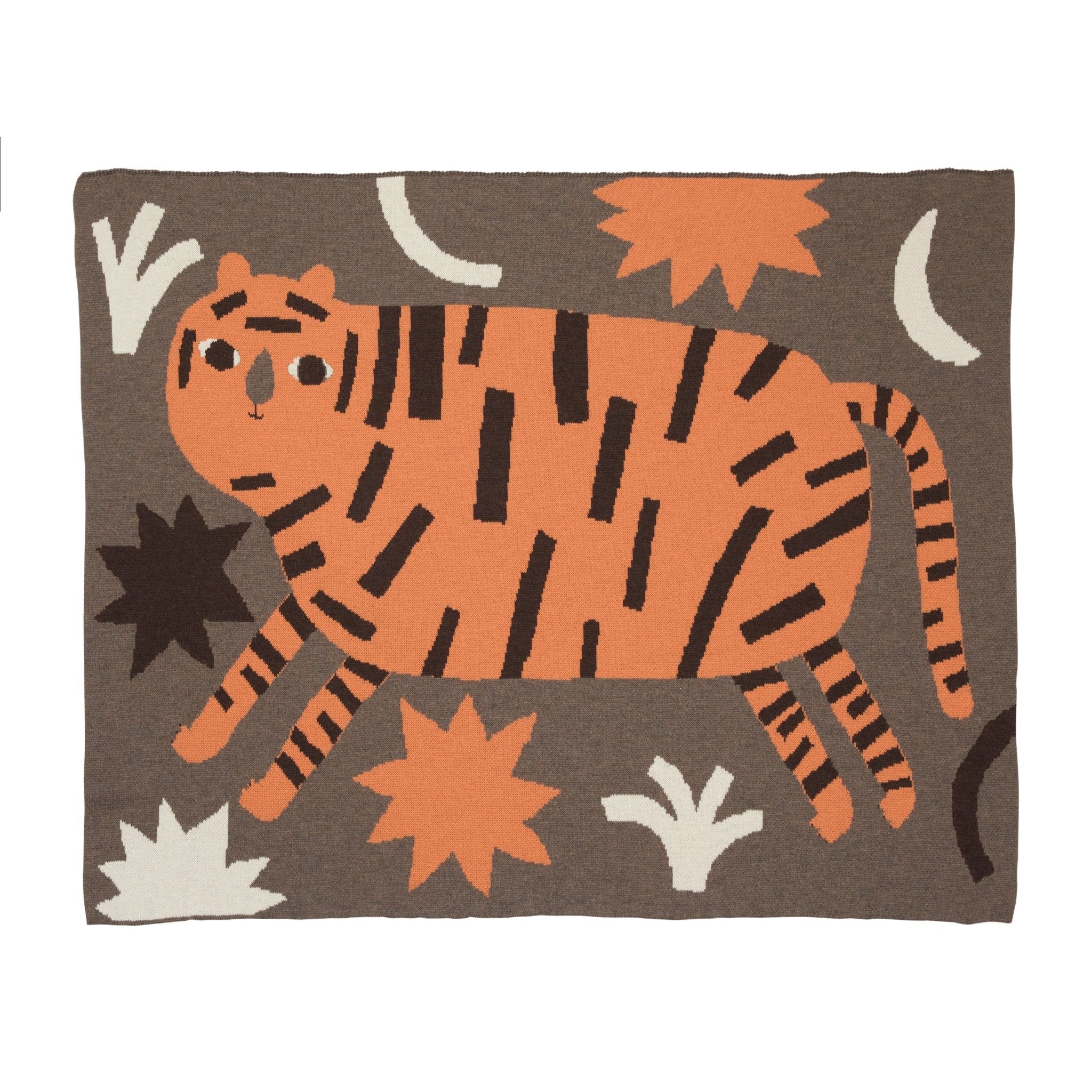 Surprised Tiger Knit Midi Blanket - Personalization Available - image 4