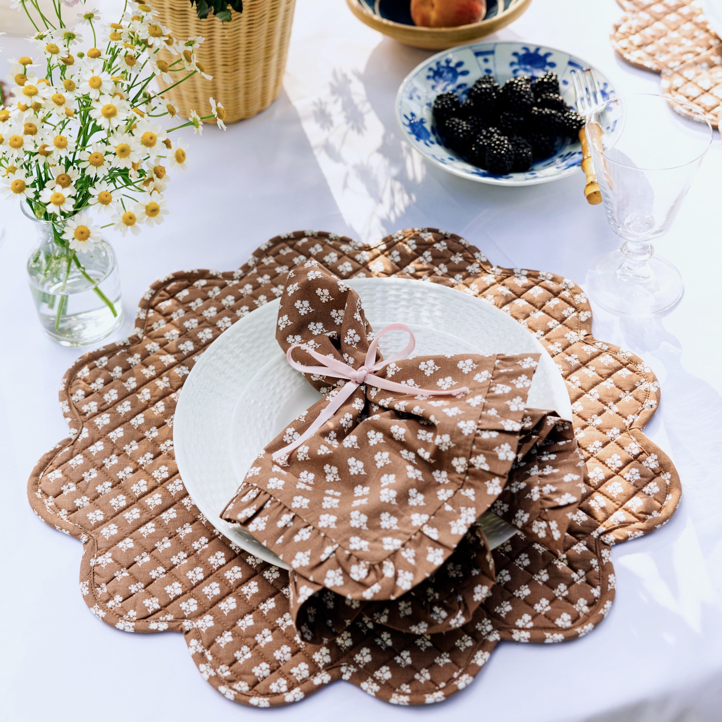 Constance Wavy Quilted Placemat - image 3