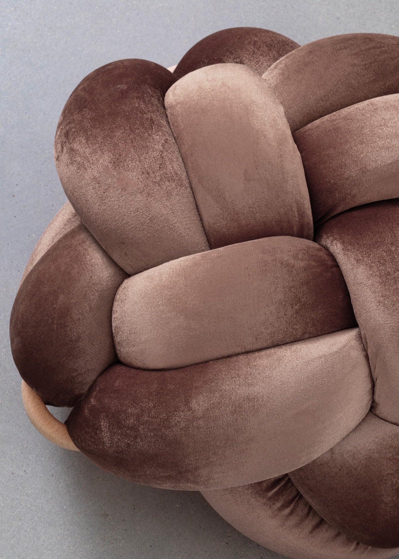 Knot Floor Cushion - Brown - image 4