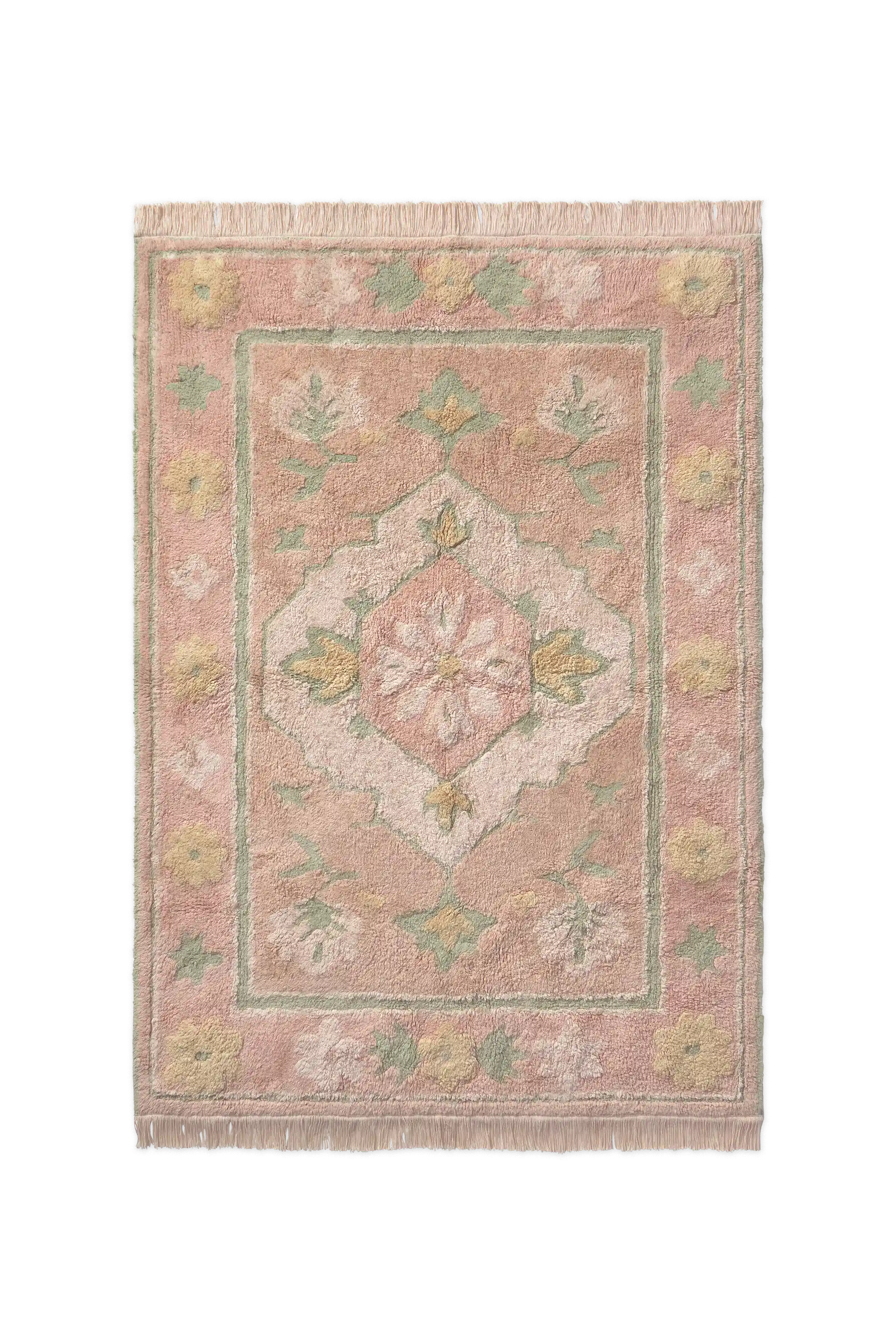 Washable Persian Rug - Pink - image 1