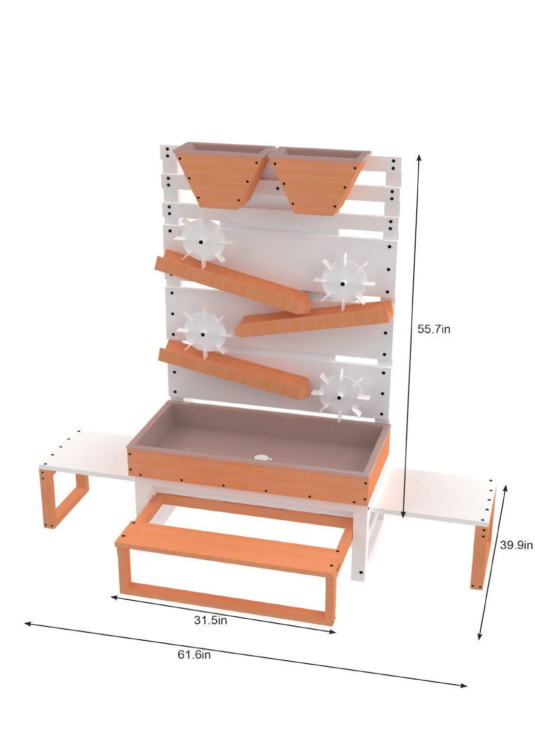 Outdoor Wooden Water Table - image 7